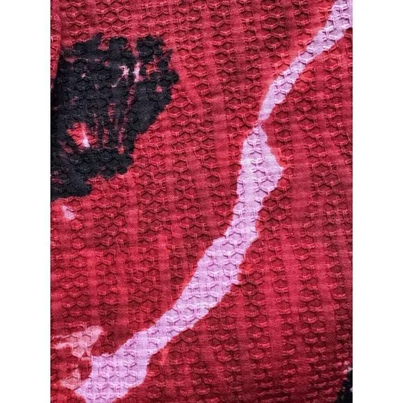 Ann Taylor Red Round Neck Sleeveless Lined Dress w/Zipper Closure - Picture 8 of 11